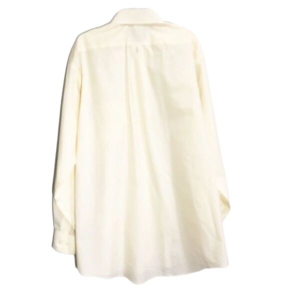 Stafford Essentials Yellow Dress Shirt — Size 16 - Picture 3 of 4